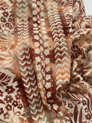 Vestido largo estampado floral S