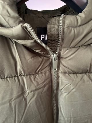 Abrigo plumas midi mujer