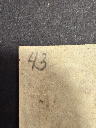 Sello Correos Burgos 1892 ISABEL II 4 cuartos.