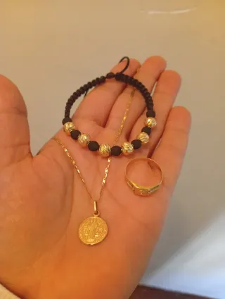 Manillas Artesanales , y colgantes Oro 18k Certifi