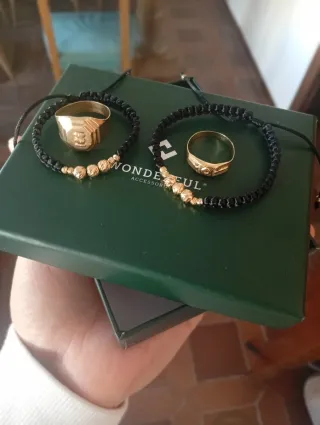 Manillas Artesanales , y colgantes Oro 18k Certifi