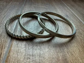 3 Bracciali Calvin Klein Argento