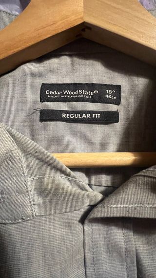 Camisa Cedar WoodState azul claro