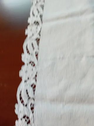 Asciugamano Lino Ricamato Buongiorno