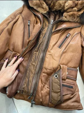 Giacca invernale vera pelle