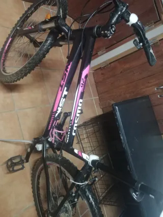 Bicicleta Cosmo 26 Negra y Rosa