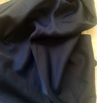 Vestido lencero azul marino