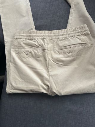 Pantalón pana Zara beige