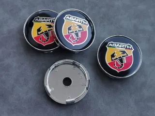 Abarth 4 Tapabujes 60mm Centro de Ruedas Llantas