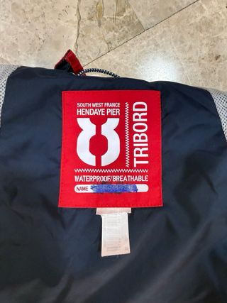 Chaqueta Tribord Roja Talla 11-12 años