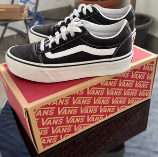 Vans Deportivas Plataforma Negra/Blanca