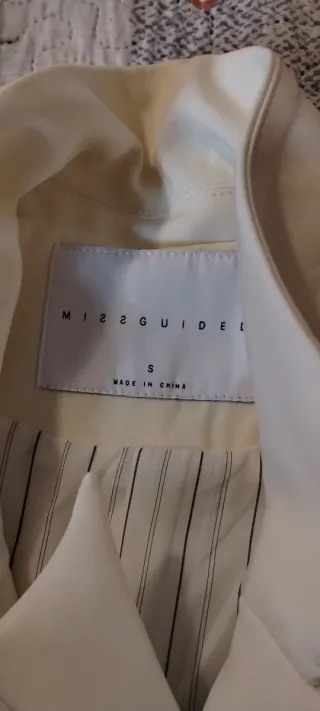 Blazer lungo donna bianco