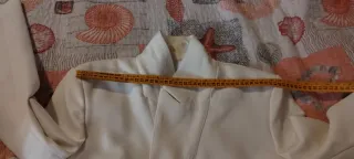 Blazer lungo donna bianco