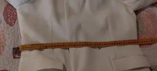 Blazer lungo donna bianco