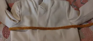 Blazer lungo donna bianco