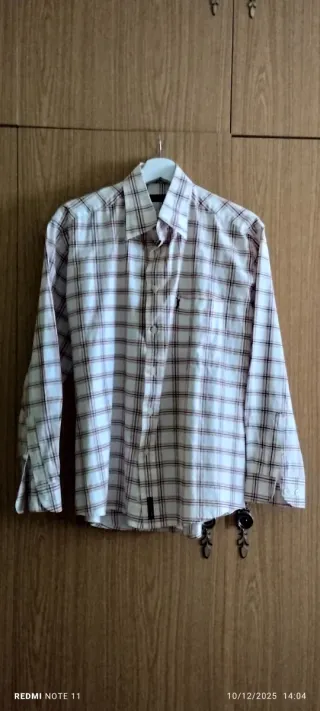 Camisa SJS Sport cuadros Talla XL