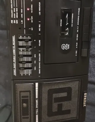 Radio Cassette Doble Stereo FD