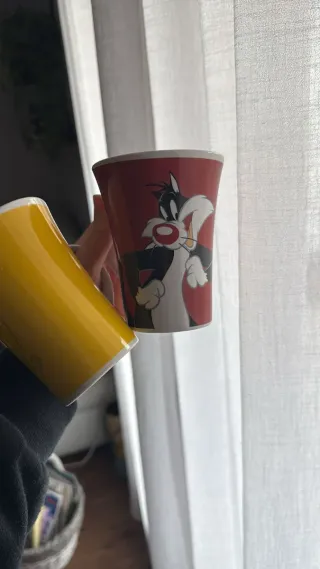 Set 2 tazze ceramica Looney Tunes