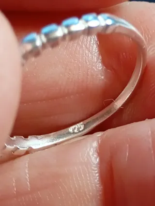 Anillo Plata Ley labradorita