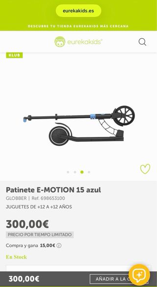 Patinete Eléctrico Globber E-Motion 15