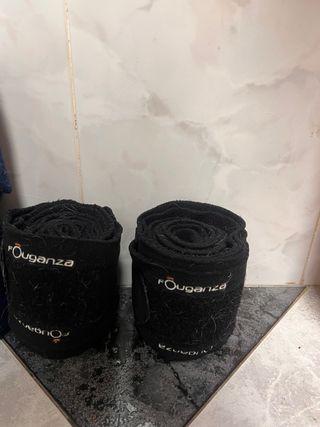 Vendas protectoras Decathlon Fouganza Negras