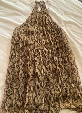 Vestido Animal Print Zara