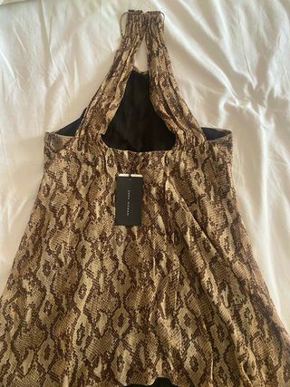Vestido Animal Print Zara