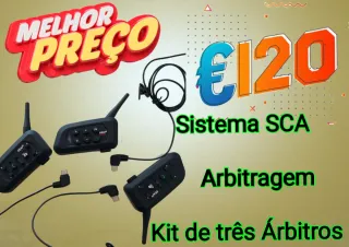 Kit EJEAS Intercomunicador motos árbitro