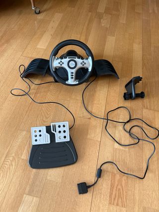 Volante y Pedales PS2