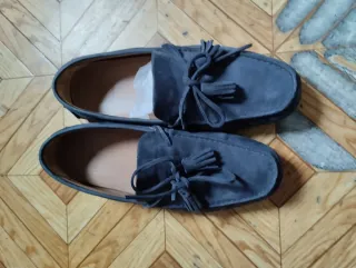Mocasines Massimo Dutti azules como nuevo