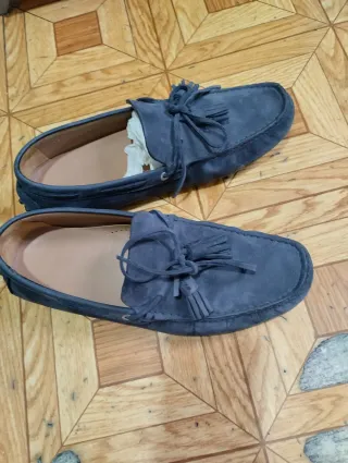 Mocasines Massimo Dutti azules como nuevo