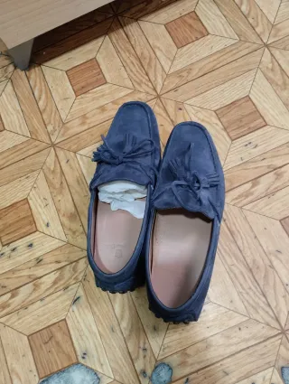 Mocasines Massimo Dutti azules como nuevo
