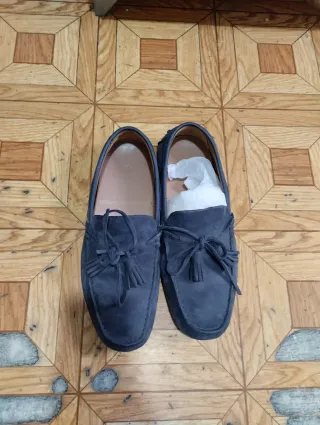 Mocasines Massimo Dutti azules como nuevo