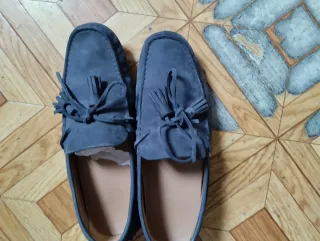 Mocasines Massimo Dutti azules como nuevo