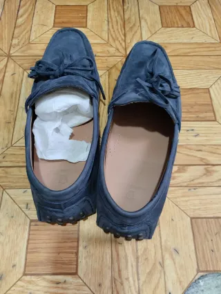 Mocasines Massimo Dutti azules como nuevo