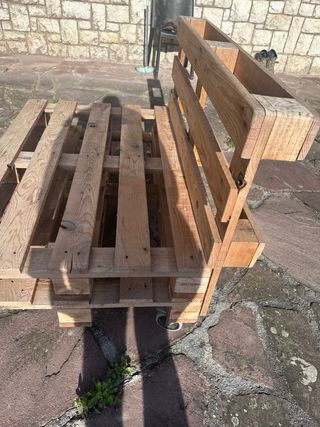 Asiento de Palets con Ruedas precio negociable!