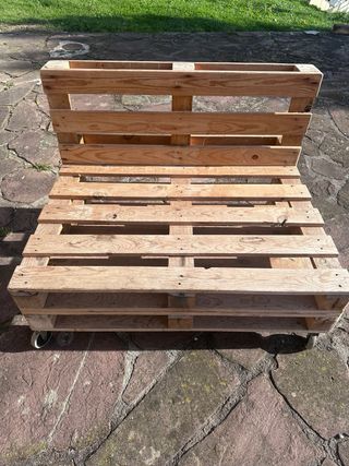 Asiento de Palets con Ruedas precio negociable!