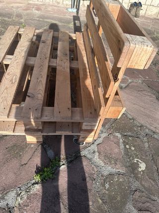 Asiento de Palets con Ruedas precio negociable!