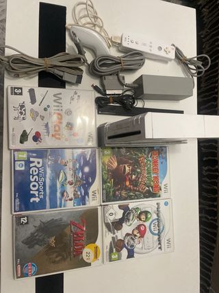 Console Nintendo Wii + 5 Giochi