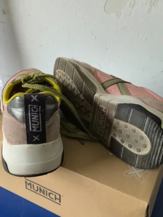 Sneakers da Donna Munich Rosa/Militare