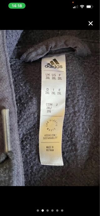 Sudadera Adidas bicolor