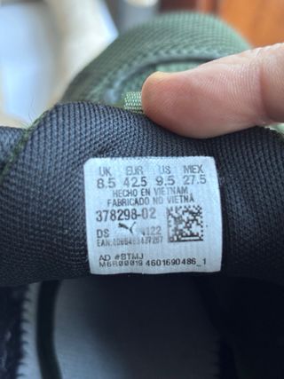 Zapatillas deportivas Puma verdes