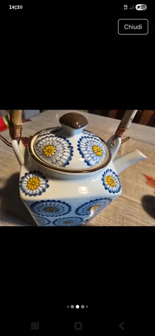 Teiera Giapponese con 2 Tazzine