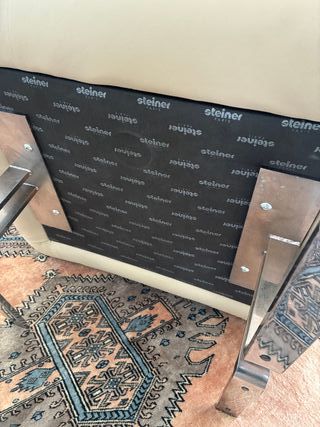 Butacas piel Steiner Paris + Reposapiés