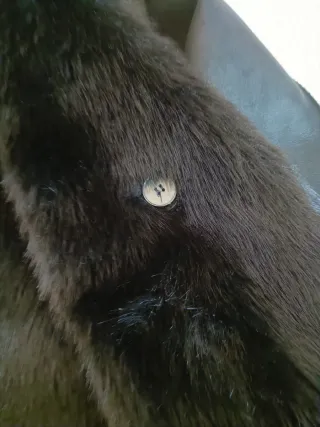 Abrigo reversible ante y pelo