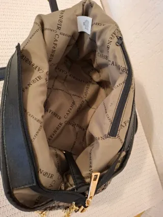 Borsa donna con paillettes zebrate