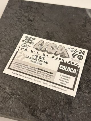 Cromo Lamine Yamal N°19 BIS Rookie 2023