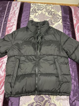 Abrigo acolchado negro Zara Hombre