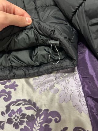 Abrigo acolchado negro Zara Hombre