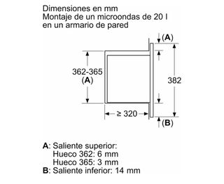 Microondas Integrable Bosch Bel623ms3 NUEVO